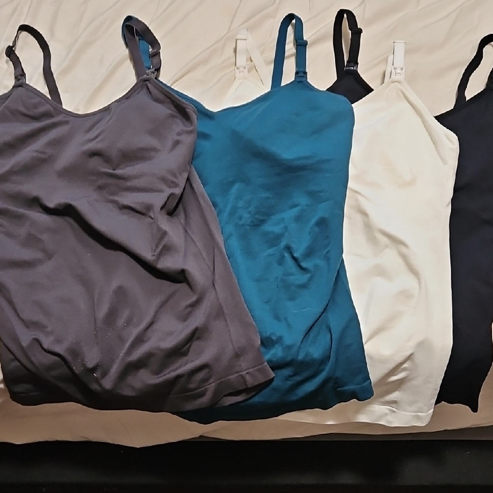 Women's Assorted Color Nursing Camisole Tops